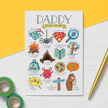 Load image into Gallery viewer, daddy-birthday-card