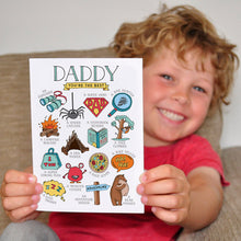 Load image into Gallery viewer, daddy-fathers-day-card