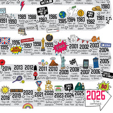 Load image into Gallery viewer, 80th Birthday Print - The Road To 80