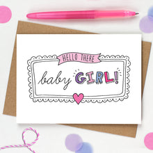 Load image into Gallery viewer, new-baby-girl-card