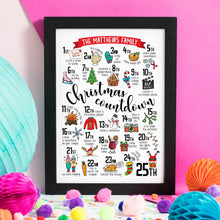 Load image into Gallery viewer, personalised-christmas-print