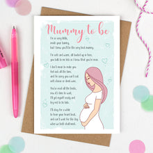 Load image into Gallery viewer, mummy-to-be-card