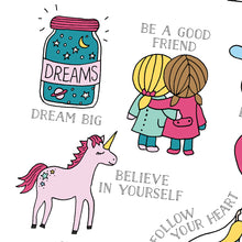 Load image into Gallery viewer, dream-big-unicorn-print-for child