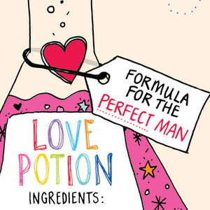 Perfect Man Love Potion Card